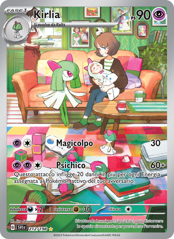 Kirlia 212/258 — Scarlet & Violet (Italian Pokémon TCG card)