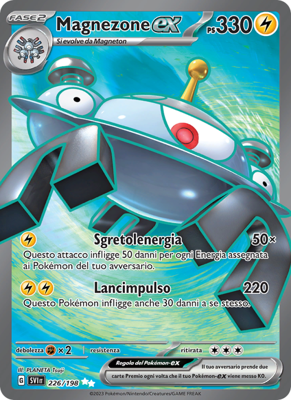 Magnezone-ex 226/258 — Scarlet & Violet (Italian Pokémon TCG card)