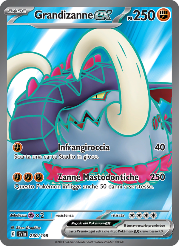 Grandizanne-ex 230/258 — Scarlet & Violet (Italian Pokémon TCG card)