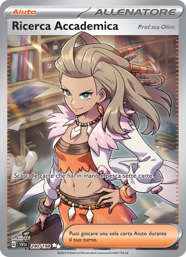 Ricerca Accademica 240/258 — Scarlet & Violet (Italian Pokémon TCG card)