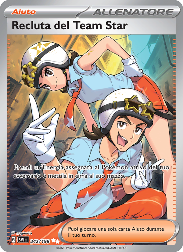 Recluta del Team Star 242/258 — Scarlet & Violet (Italian Pokémon TCG card)