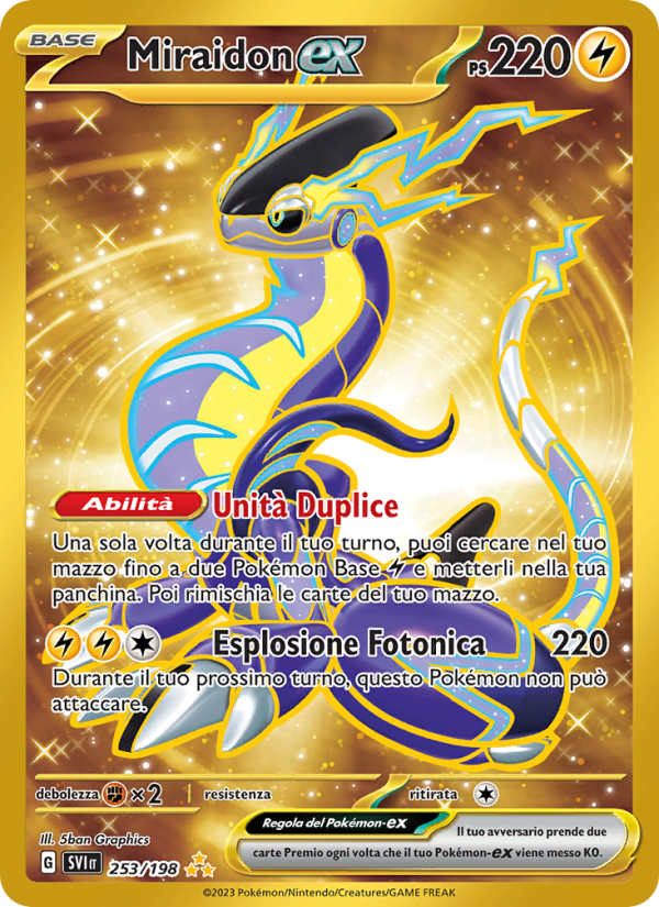 Miraidon-ex 253/258 — Scarlet & Violet (Italian Pokémon TCG card)
