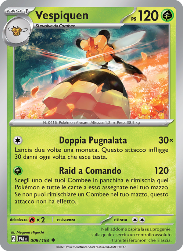 Vespiquen 009/279 — Paldea Evolved (Italian Pokémon TCG card)