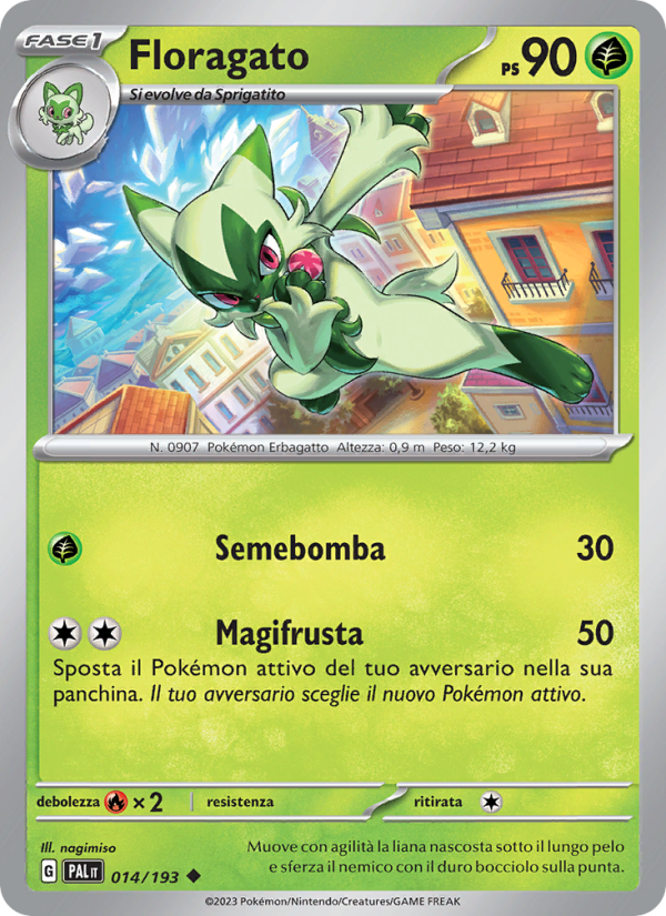 Floragato 014/279 — Paldea Evolved (Italian Pokémon TCG card)