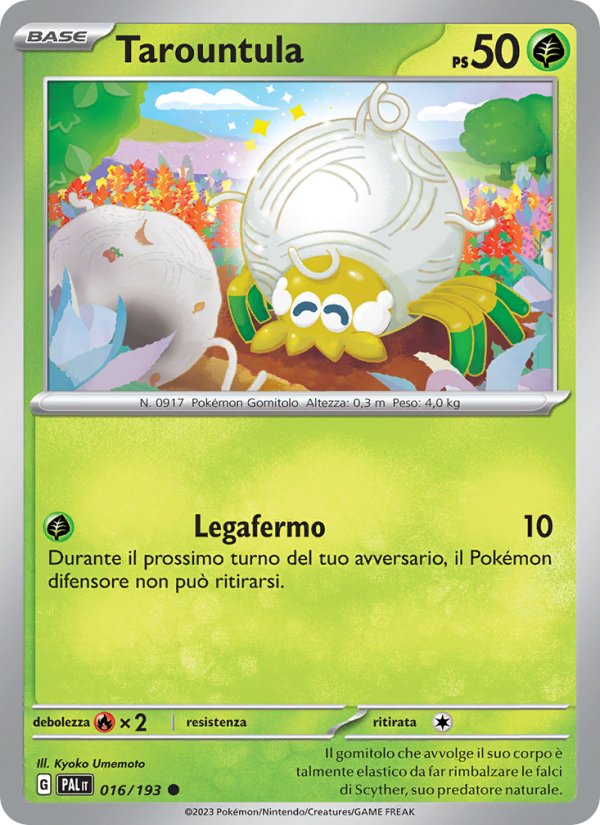 Tarountula 016/279 — Paldea Evolved (Italian Pokémon TCG card)