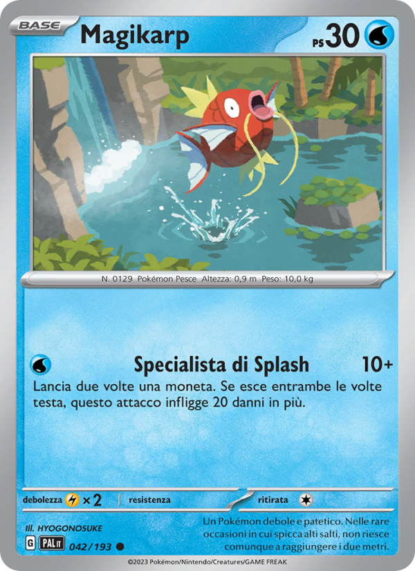 Magikarp 042/279 — Paldea Evolved (Italian Pokémon TCG card)