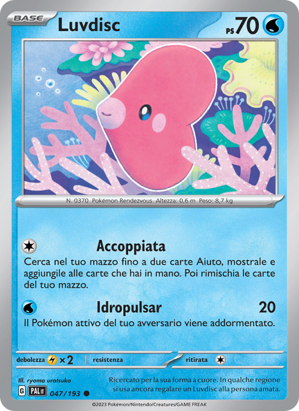 Luvdisc 047/279 — Paldea Evolved (Italian Pokémon TCG card)