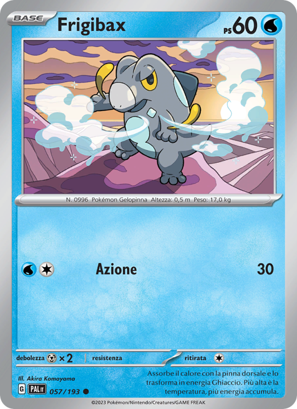 Frigibax 057/279 — Paldea Evolved (Italian Pokémon TCG card)