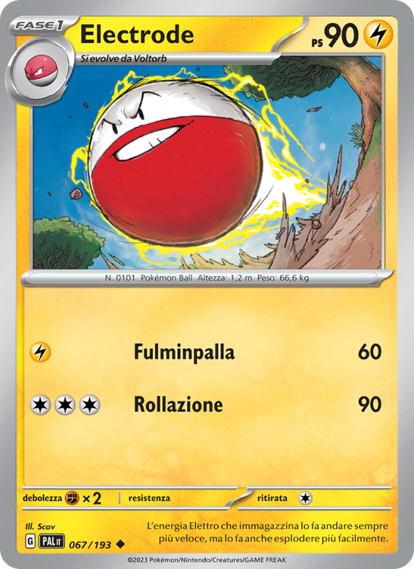 Electrode 067/279 — Paldea Evolved (Italian Pokémon TCG card)