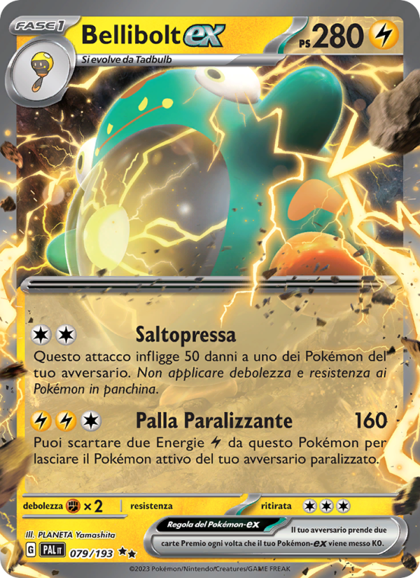 Bellibolt-ex 079/279 — Paldea Evolved (Italian Pokémon TCG card)
