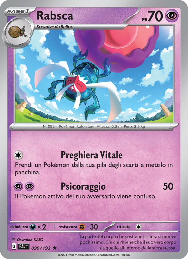 Rabsca 099/279 — Paldea Evolved (Italian Pokémon TCG card)