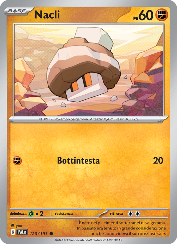 Nacli 120/279 — Paldea Evolved (Italian Pokémon TCG card)