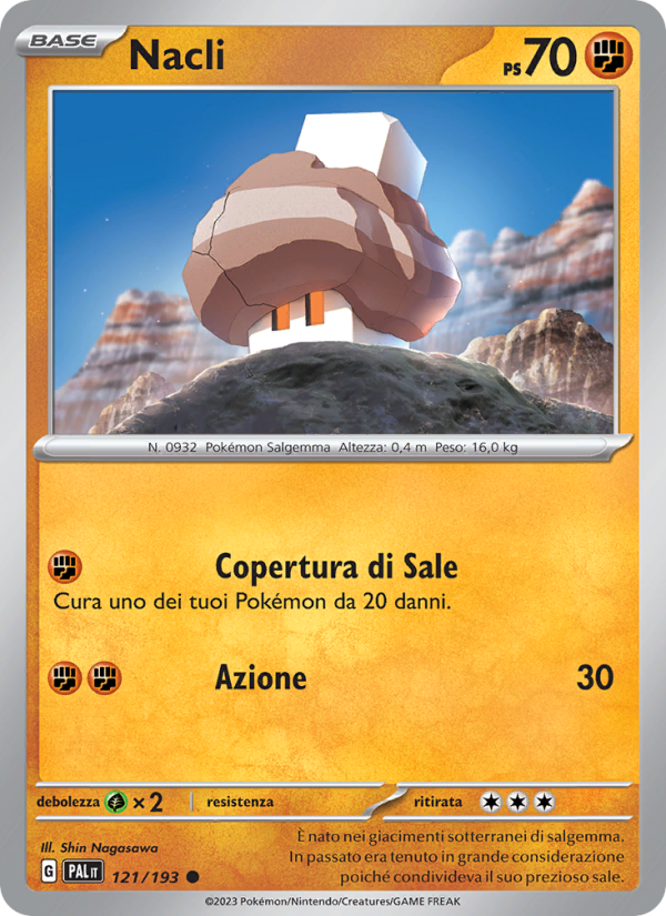 Nacli 121/279 — Paldea Evolved (Italian Pokémon TCG card)