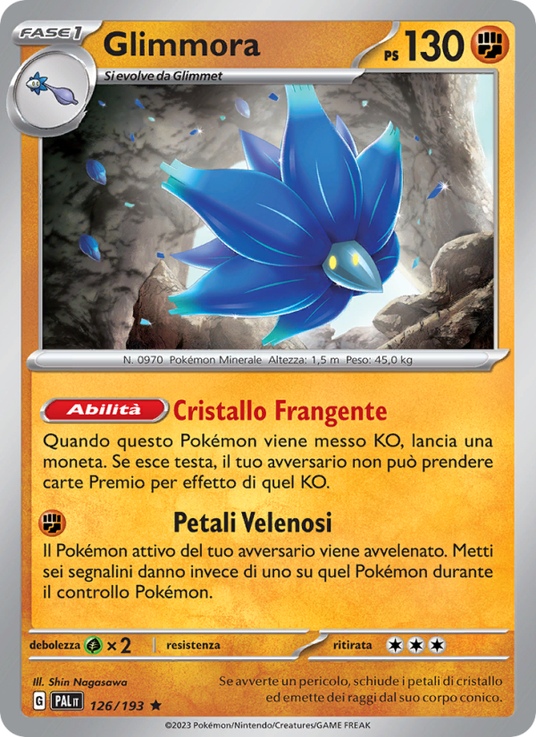 Glimmora 126/279 — Paldea Evolved (Italian Pokémon TCG card)