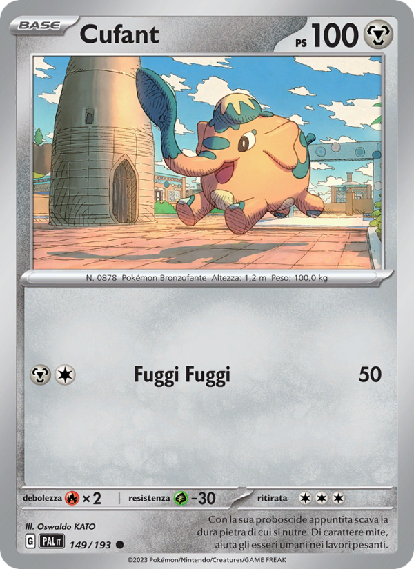 Cufant 149/279 — Paldea Evolved (Italian Pokémon TCG card)