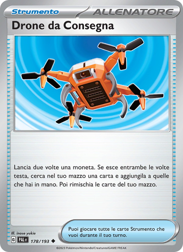 Drone da Consegna 178/279 — Paldea Evolved (Italian Pokémon TCG card)