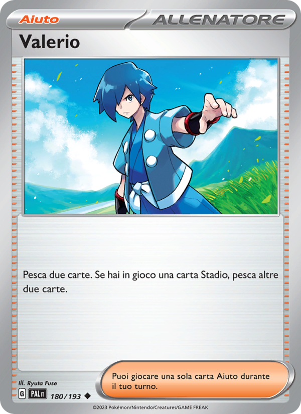 Valerio 180/279 — Paldea Evolved (Italian Pokémon TCG card)