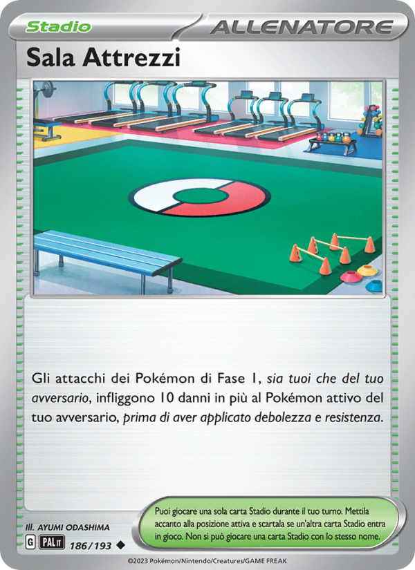 Sala Attrezzi 186/279 — Paldea Evolved (Italian Pokémon TCG card)