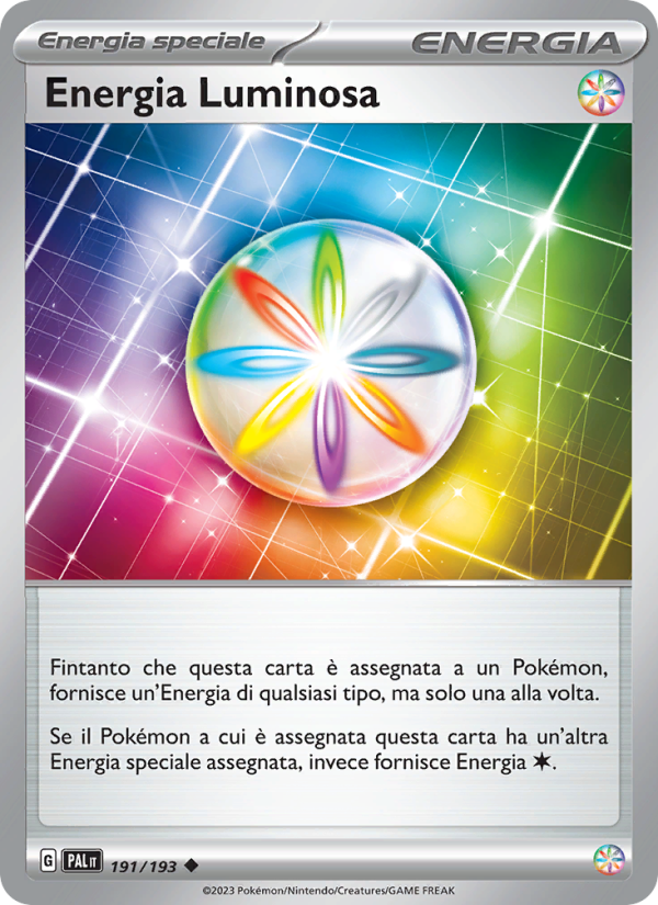 Energia Luminosa 191/279 — Paldea Evolved (Italian Pokémon TCG card)