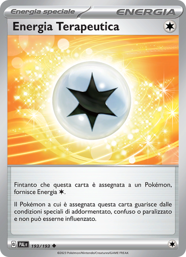 Energia Terapeutica 193/279 — Paldea Evolved (Italian Pokémon TCG card)