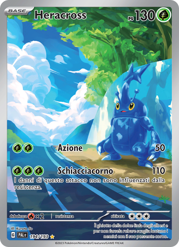 Heracross 194/279 — Paldea Evolved (Italian Pokémon TCG card)