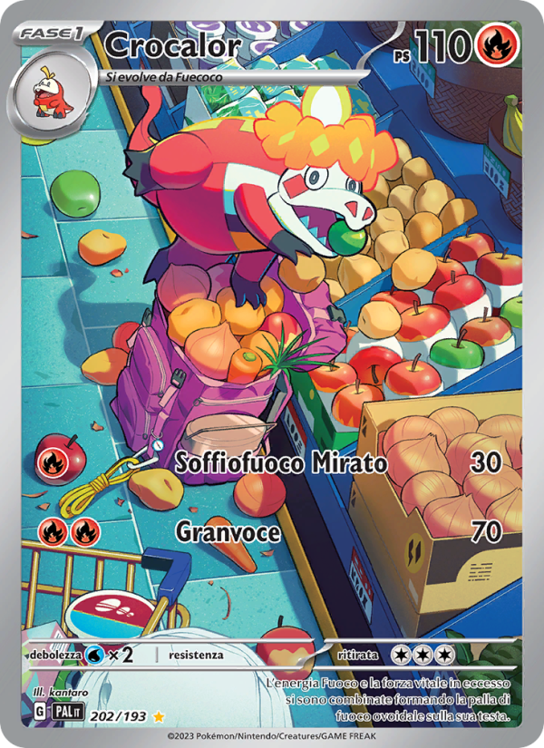 Crocalor 202/279 — Paldea Evolved (Italian Pokémon TCG card)