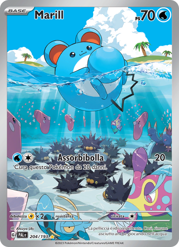Marill 204/279 — Paldea Evolved (Italian Pokémon TCG card)