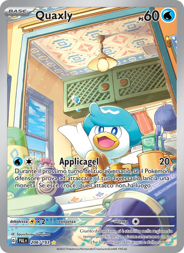 Quaxly 206/279 — Paldea Evolved (Italian Pokémon TCG card)