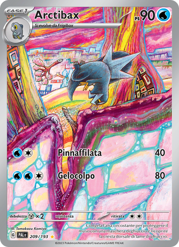 Arctibax 209/279 — Paldea Evolved (Italian Pokémon TCG card)