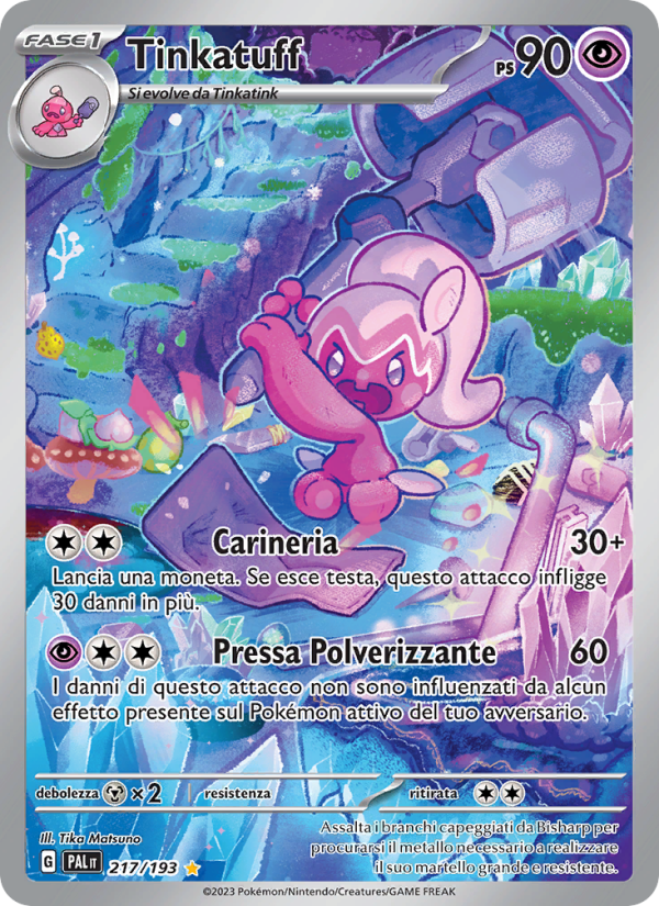 Tinkatuff 217/279 — Paldea Evolved (Italian Pokémon TCG card)