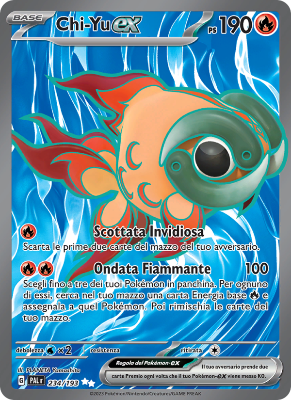 Chi-Yu-ex 234/279 — Paldea Evolved (Italian Pokémon TCG card)