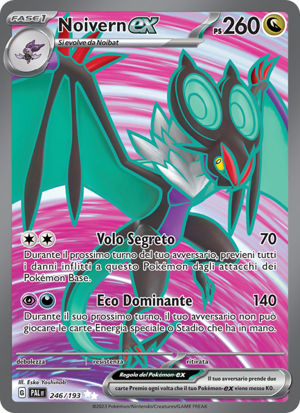 Noivern-ex 246/279 — Paldea Evolved (Italian Pokémon TCG card)