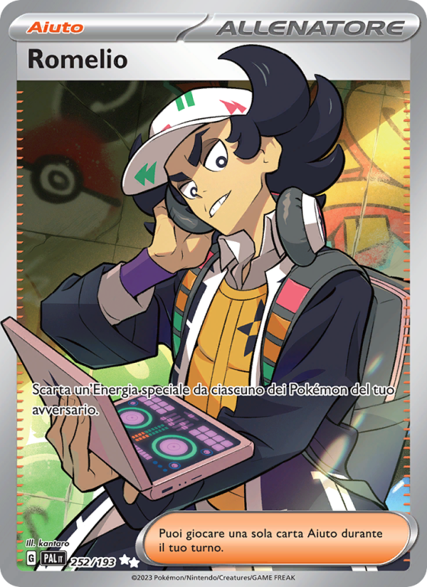 Romelio 252/279 — Paldea Evolved (Italian Pokémon TCG card)