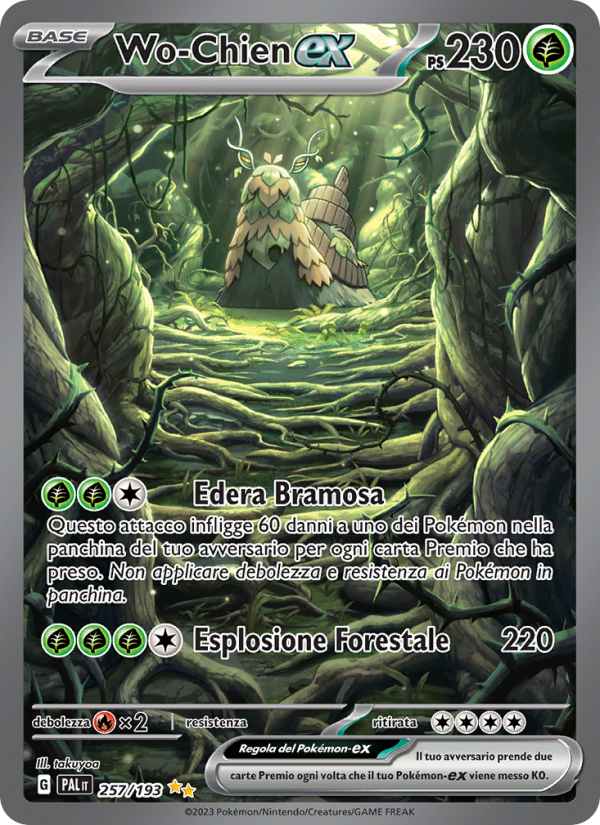 Wo-Chien-ex 257/279 — Paldea Evolved (Italian Pokémon TCG card)