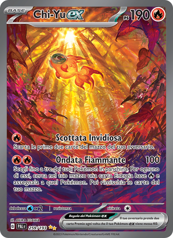 Chi-Yu-ex 259/279 — Paldea Evolved (Italian Pokémon TCG card)