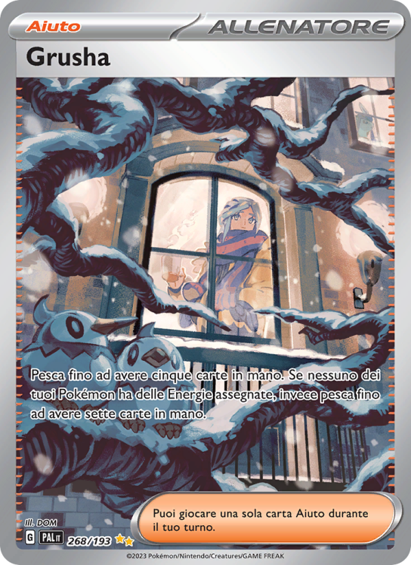 Grusha 268/279 — Paldea Evolved (Italian Pokémon TCG card)