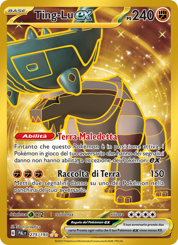 Ting-Lu-ex 275/279 — Paldea Evolved (Italian Pokémon TCG card)