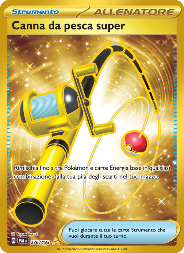 Canna da pesca super 276/279 — Paldea Evolved (Italian Pokémon TCG card)