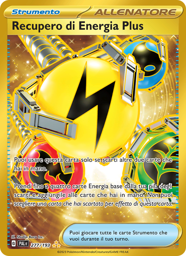 Recupero di Energia Plus 277/279 — Paldea Evolved (Italian Pokémon TCG card)