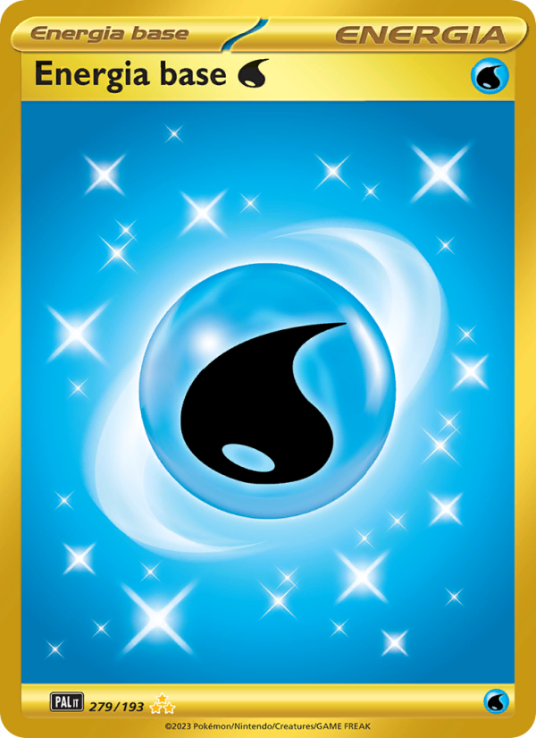 Energia base Water 279/279 — Paldea Evolved (Italian Pokémon TCG card)