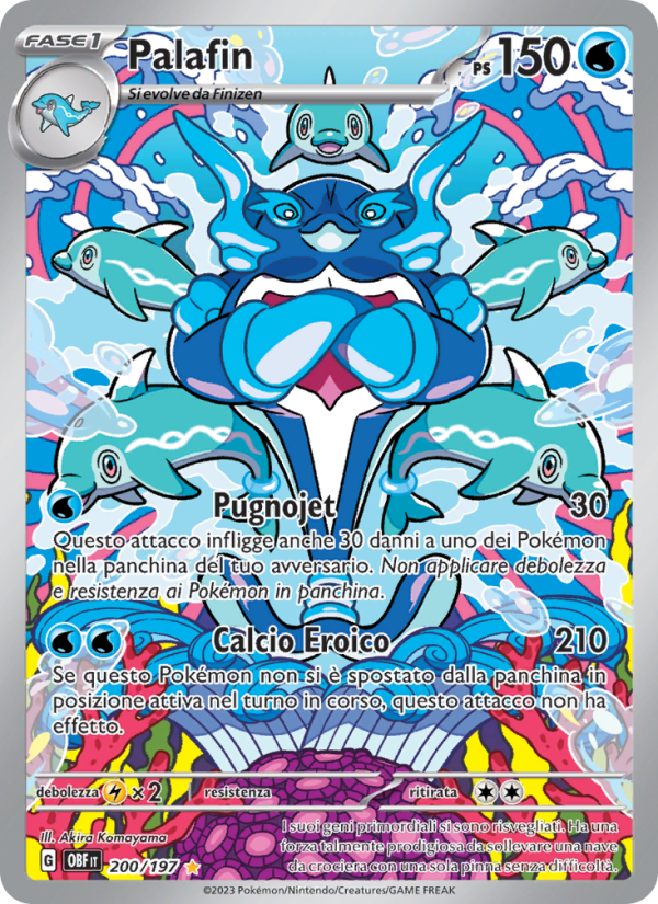 Palafin 200/230 — Obsidian Flames (Italian Pokémon TCG card)