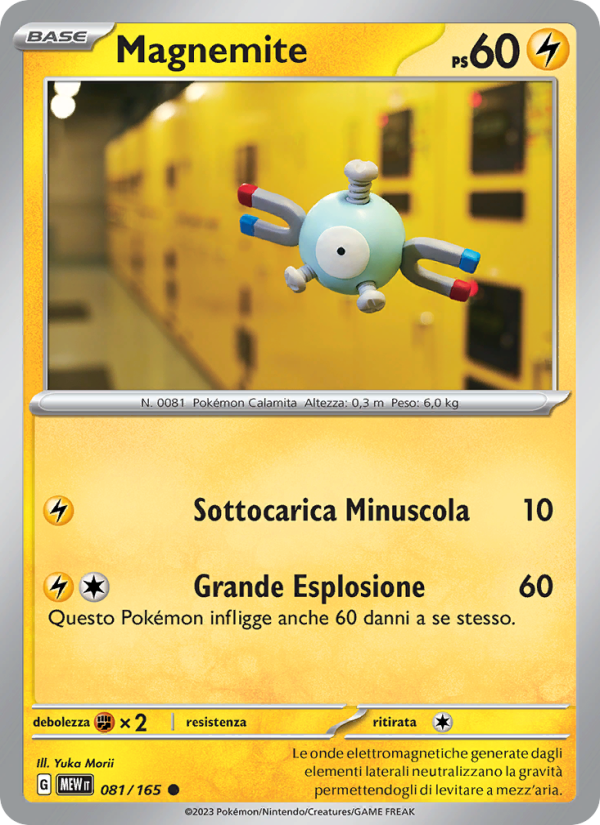 Magnemite 081/207 — 151 (Italian Pokémon TCG card)