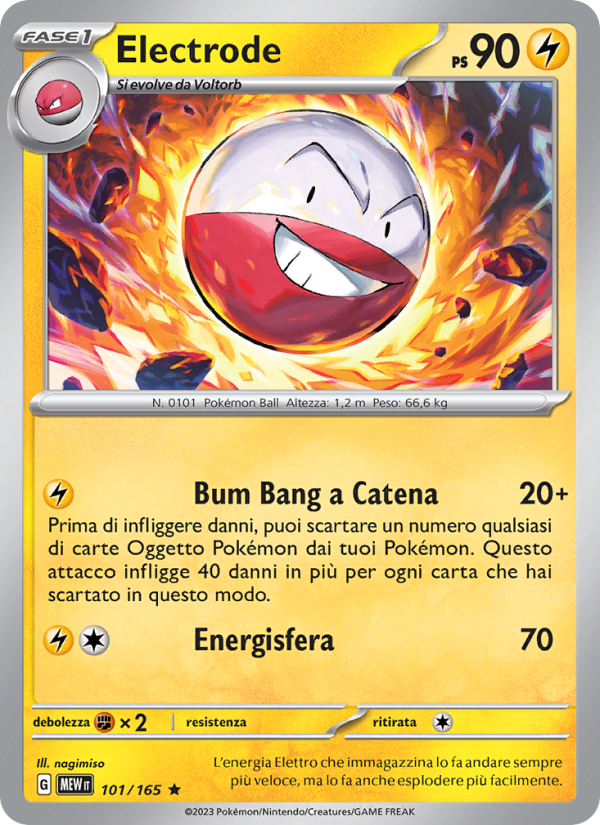 Electrode 101/207 — 151 (Italian Pokémon TCG card)