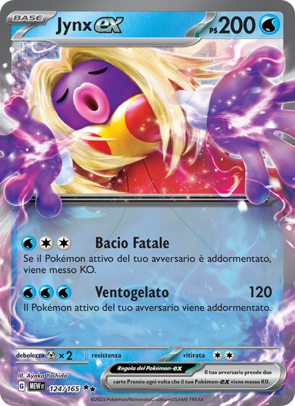 Jynx-ex 124/207 — 151 (Italian Pokémon TCG card)