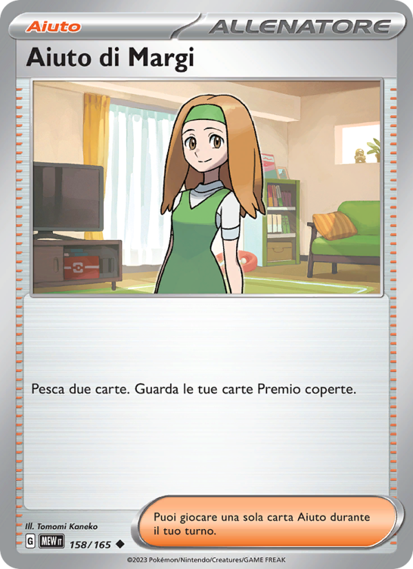 Aiuto di Margi 158/207 — 151 (Italian Pokémon TCG card)