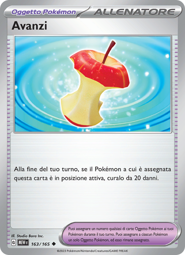 Avanzi 163/207 — 151 (Italian Pokémon TCG card)