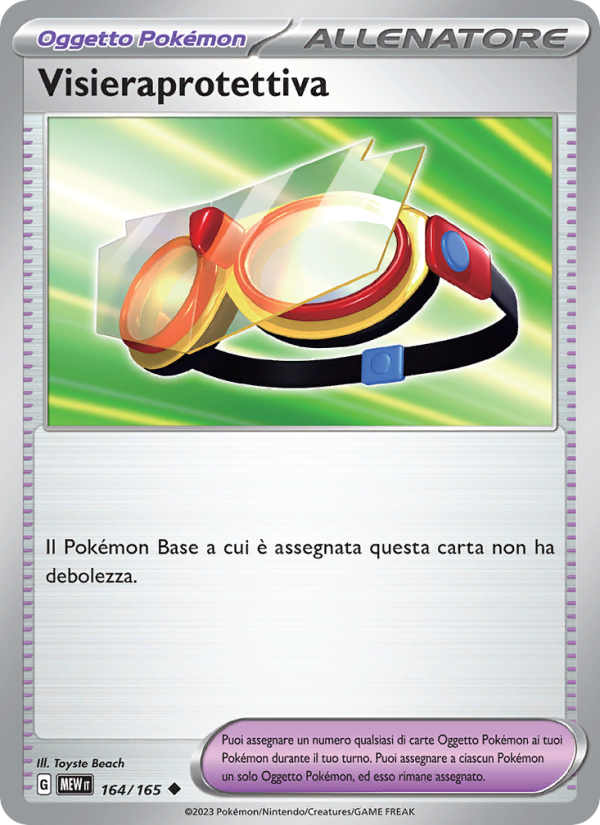 Visieraprotettiva 164/207 — 151 (Italian Pokémon TCG card)