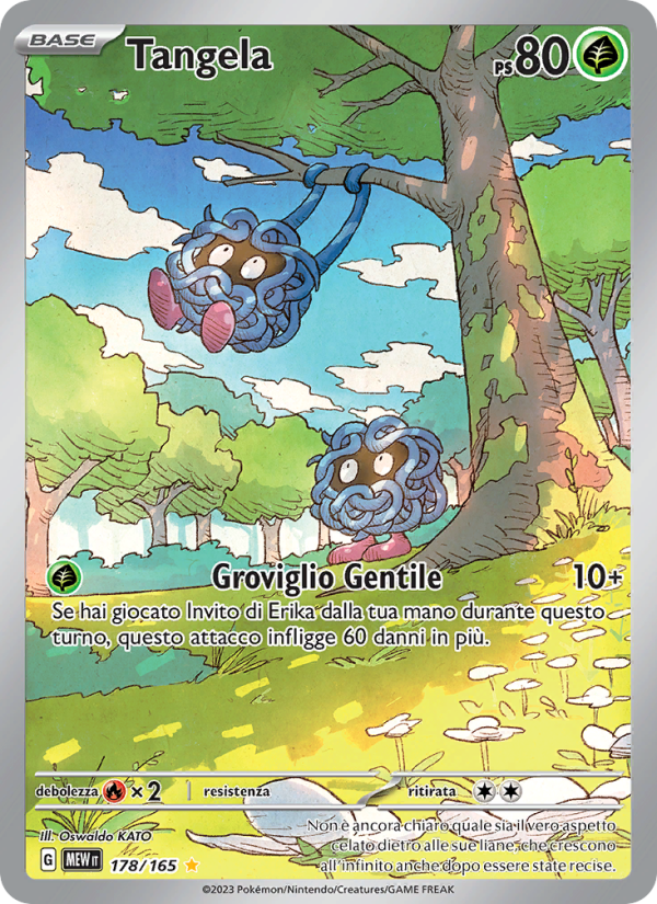 Tangela 178/207 — 151 (Italian Pokémon TCG card)