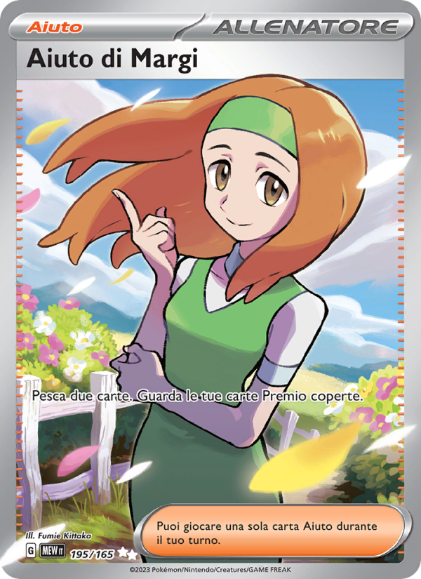 Aiuto di Margi 195/207 — 151 (Italian Pokémon TCG card)