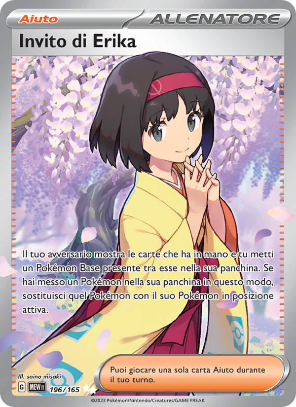 Invito di Erika 196/207 — 151 (Italian Pokémon TCG card)
